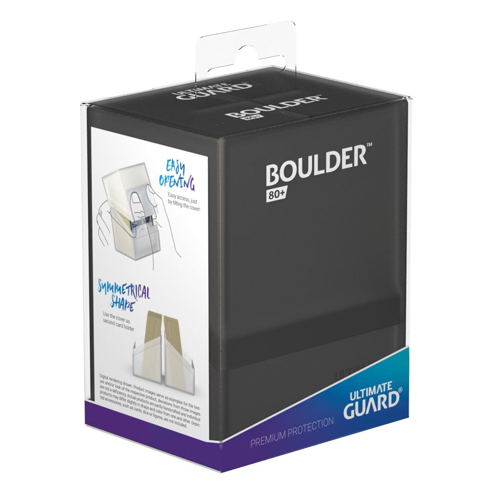 Ultimate Guard Boulder Deck Case 80+ Tamaño Estándar Onyx