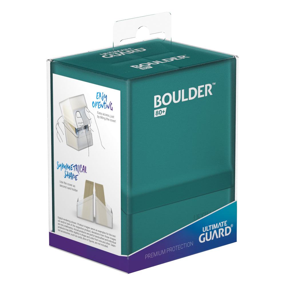 Ultimate Guard Boulder Deck Case 80+ Tamaño Estándar Malachite