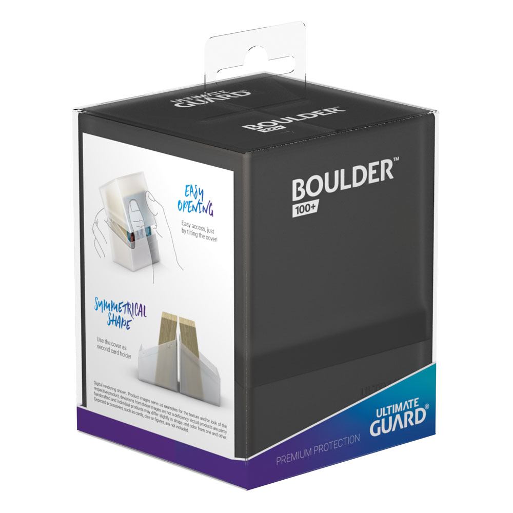 Ultimate Guard Boulder Deck Case 100+ Tamaño Estándar Onyx