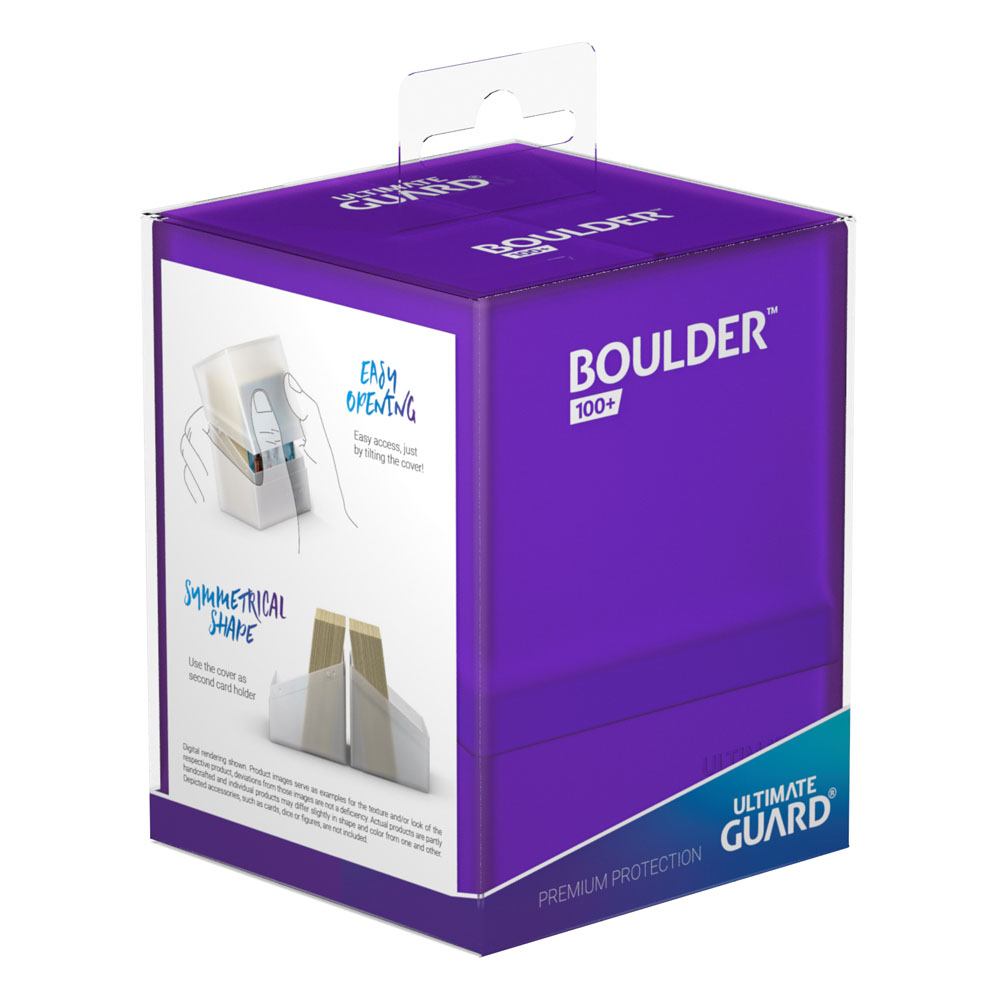 Ultimate Guard Boulder Deck Case 100+ Tamaño Estándar Amethyst