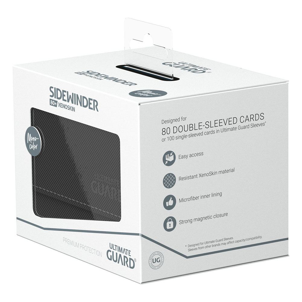 Ultimate Guard Sidewinder 80+ XenoSkin Monocolor Negro