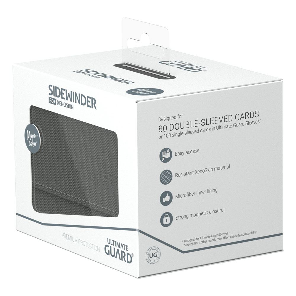 Ultimate Guard Sidewinder 80+ XenoSkin Monocolor Gris