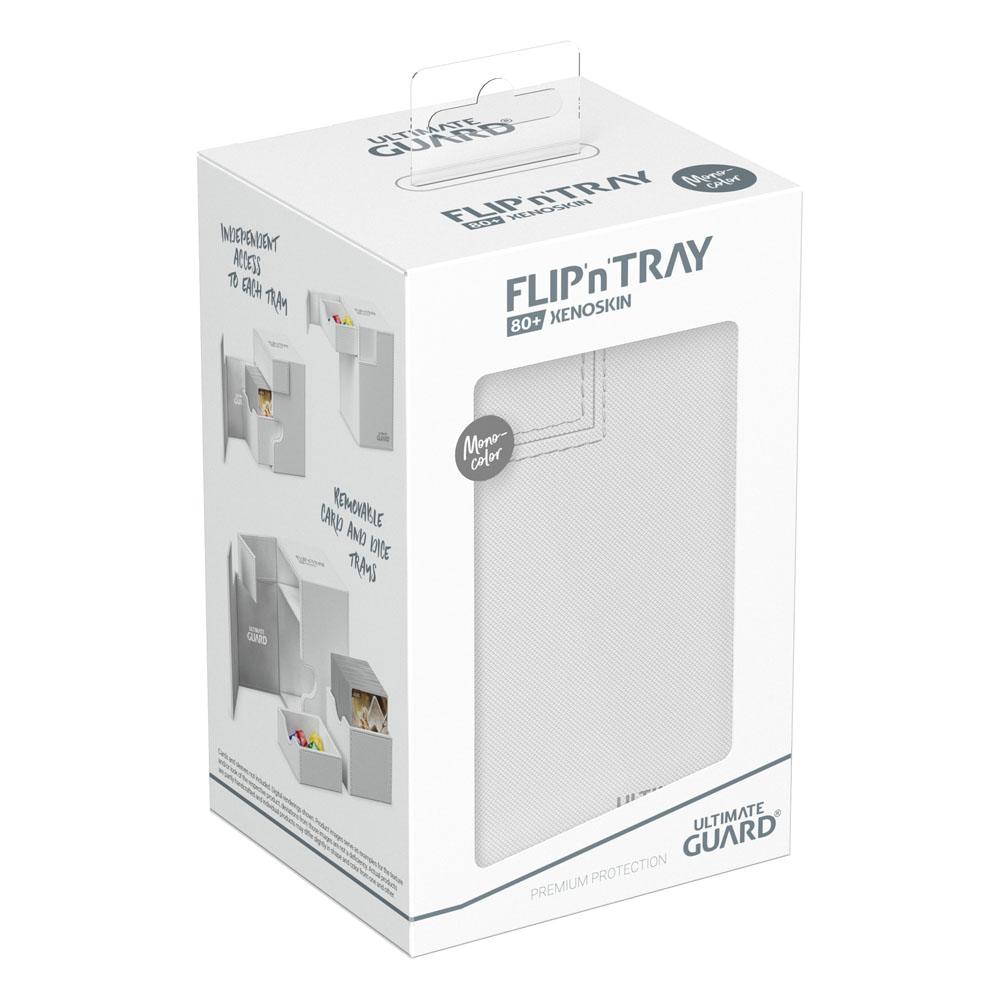 Ultimate Guard Flip`n`Tray 80+ XenoSkin Monocolor Blanco
