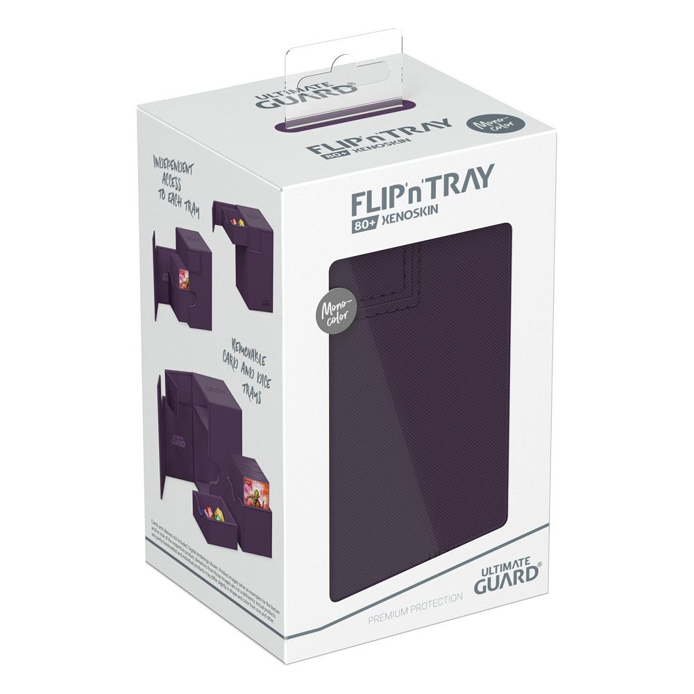Ultimate Guard Flip`n`Tray 80+ XenoSkin Monocolor Violeta