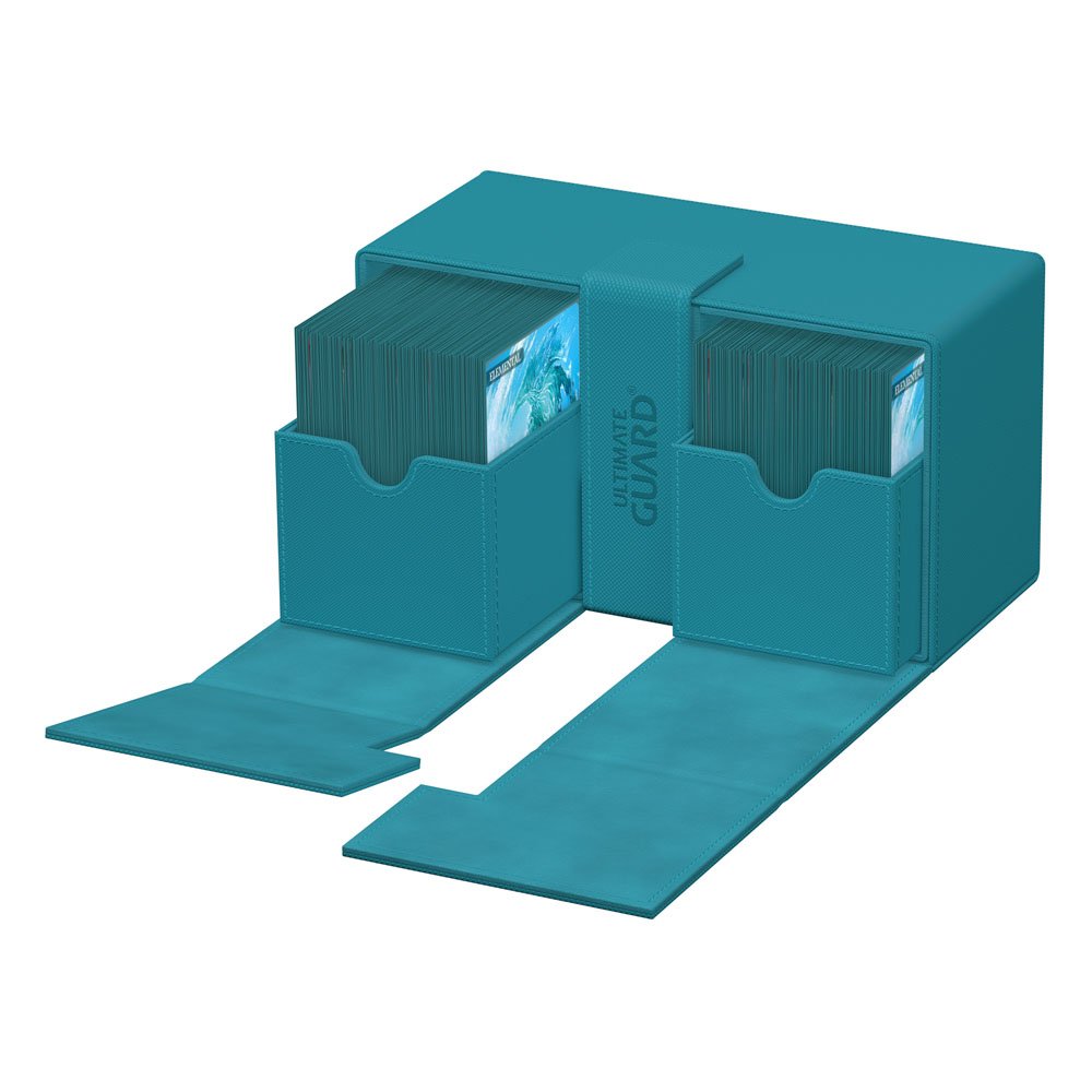 Ultimate Guard Twin Flip`n`Tray 200+ XenoSkin Monocolor Gasolina Azul