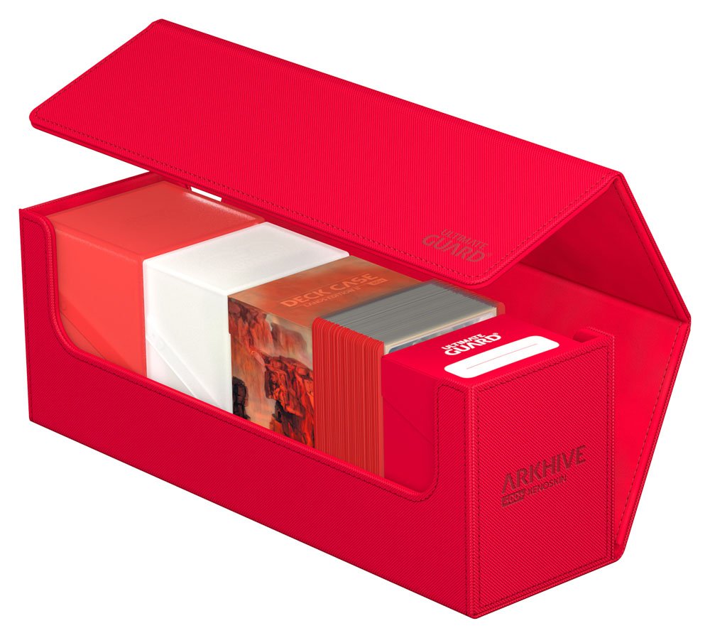 Ultimate Guard Arkhive 400+ XenoSkin Monocolor Rojo