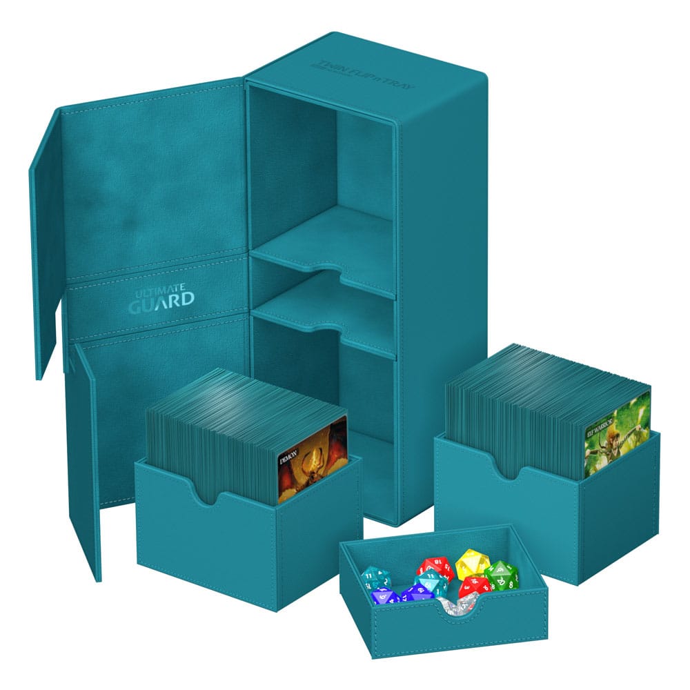 Ultimate Guard Twin Flip`n`Tray 266+ Xenoskin Gasolina Azul