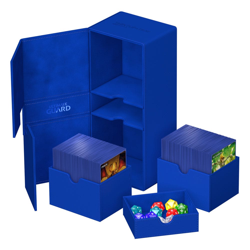 Ultimate Guard Twin Flip`n`Tray 266+ Xenoskin Azul