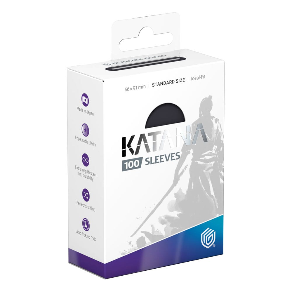 Ultimate Guard Katana Sleeves Standard Size (100) - Obsidian Shard Frikytopia
