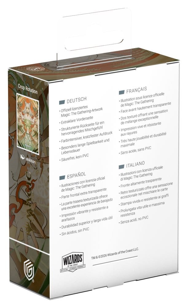 Ultimate Guard Art Sleeves Magic: The Gathering "Secrets of Strixhaven" - Rotação de Culturas