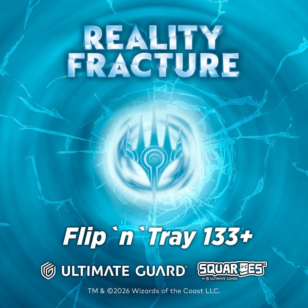 Ultimate Guard Flip'n'Tray 133+ Xenoskin Magic: The Gathering "Reality Fracture" - Blue Uncommon / Green Uncommon Frikytopia