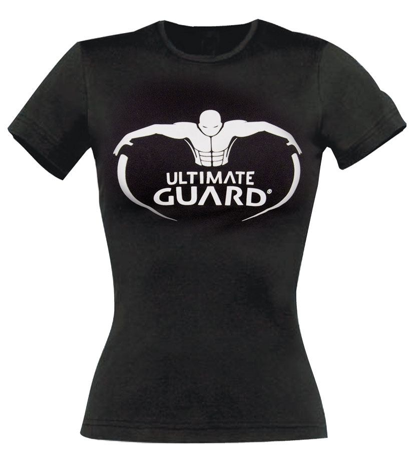 Ultimate Guard Camiseta Chica Logo Negro talla XL