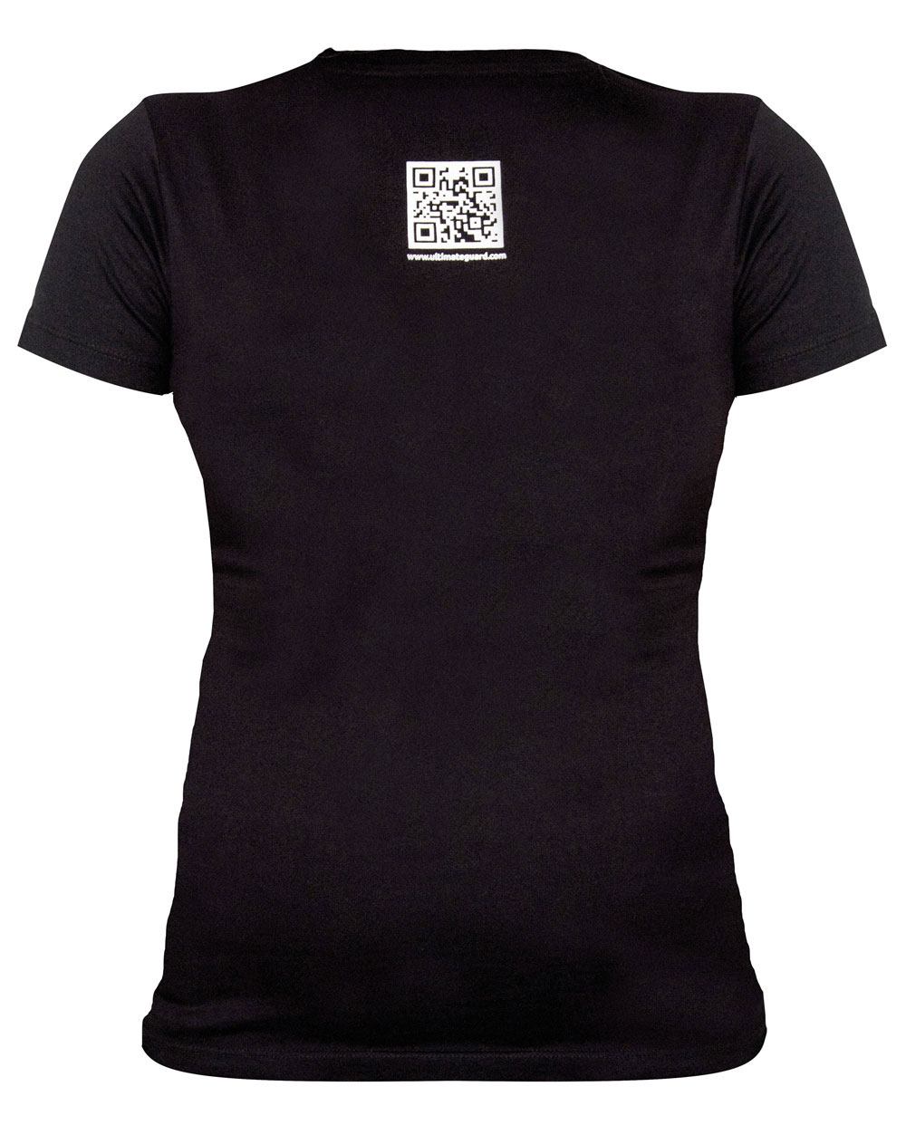 Ultimate Guard Camiseta Chica Logo Negro talla L
