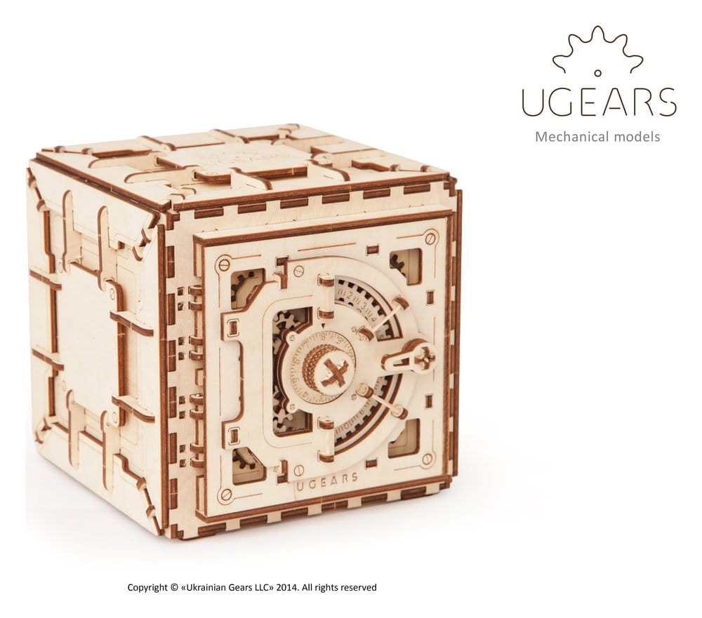 Ugears Puzzle de madera 3D Caja Fuerte