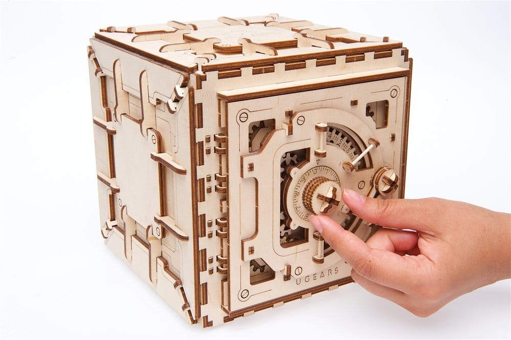 Ugears Puzzle de madera 3D Caja Fuerte