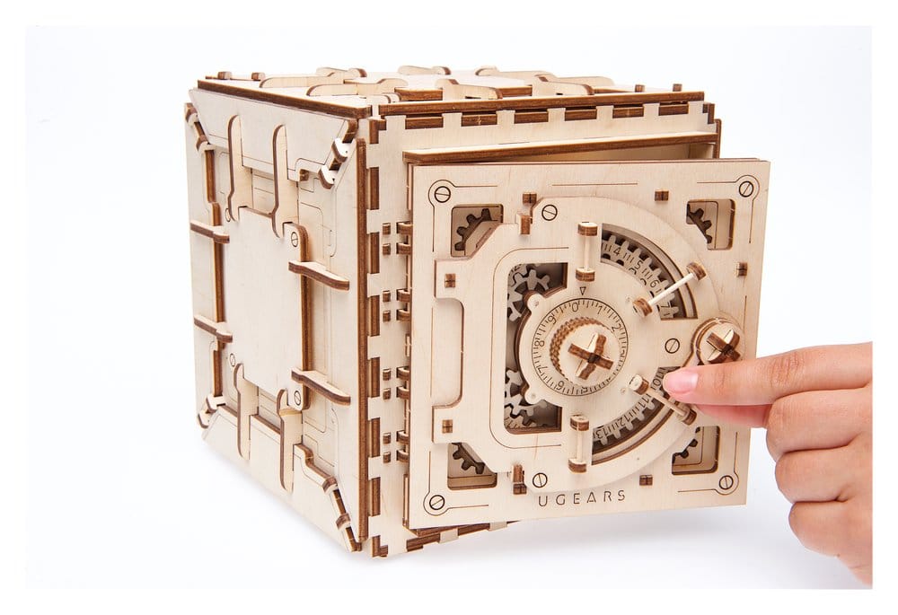 Ugears Puzzle de madera 3D Caja Fuerte