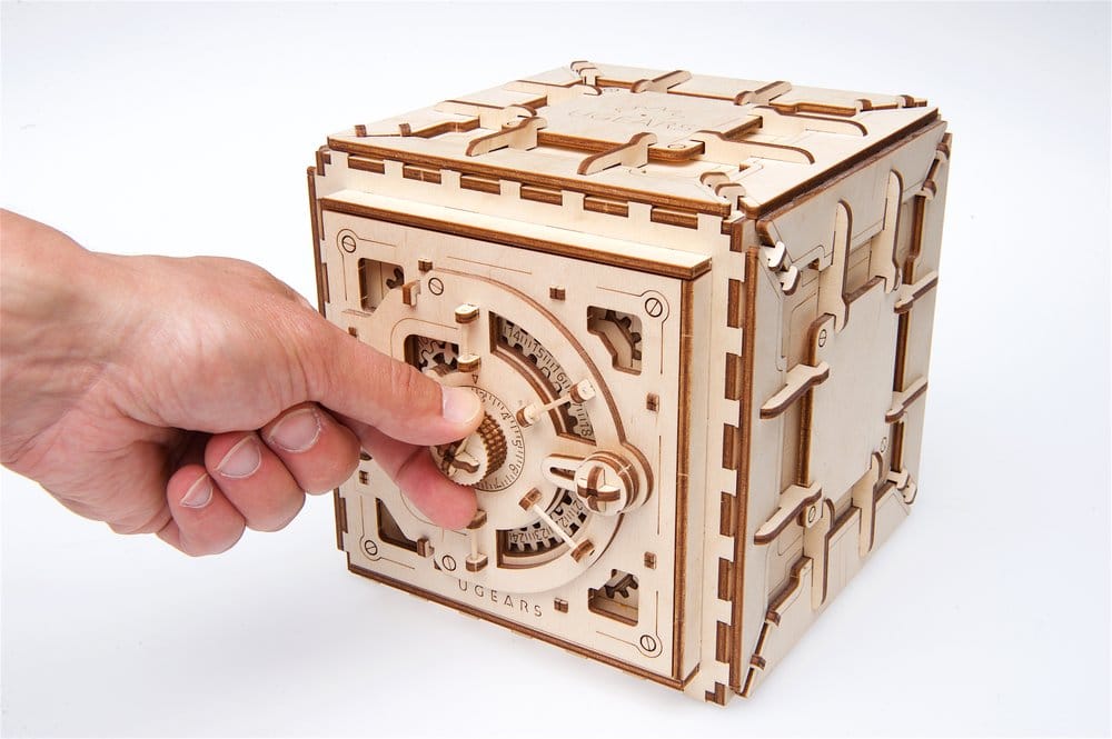 Ugears Puzzle de madera 3D Caja Fuerte