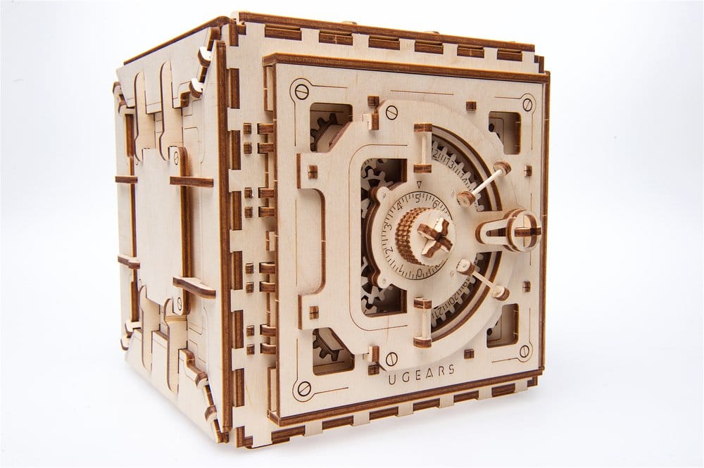 Ugears Puzzle de madera 3D Caja Fuerte
