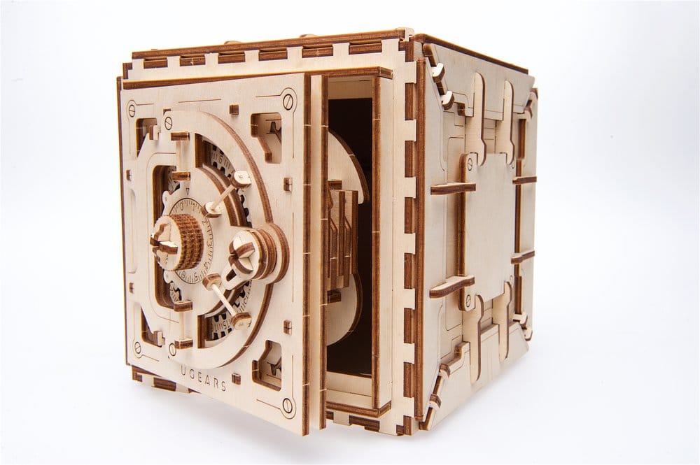 Ugears Puzzle de madera 3D Caja Fuerte