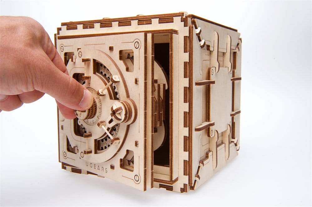 Ugears Puzzle de madera 3D Caja Fuerte