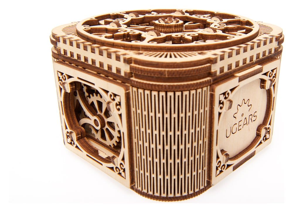 Ugears Puzzle de madera 3D Caja del Tesoro