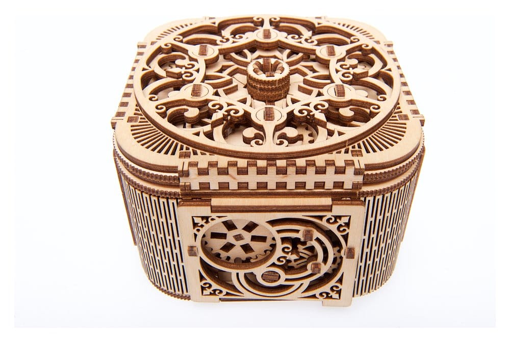 Ugears Puzzle de madera 3D Caja del Tesoro