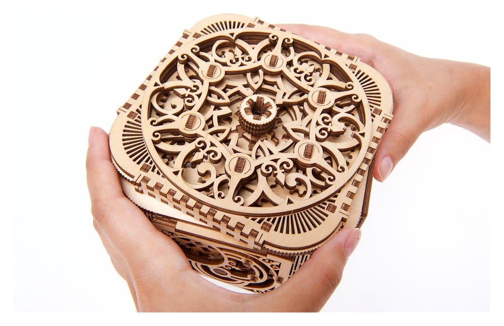 Ugears Puzzle de madera 3D Caja del Tesoro