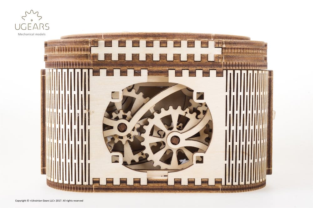 Ugears Puzzle de madera 3D Caja del Tesoro