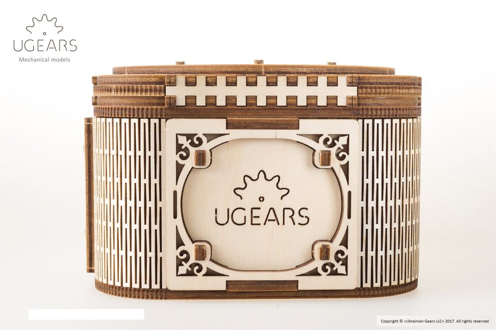 Ugears Puzzle de madera 3D Caja del Tesoro