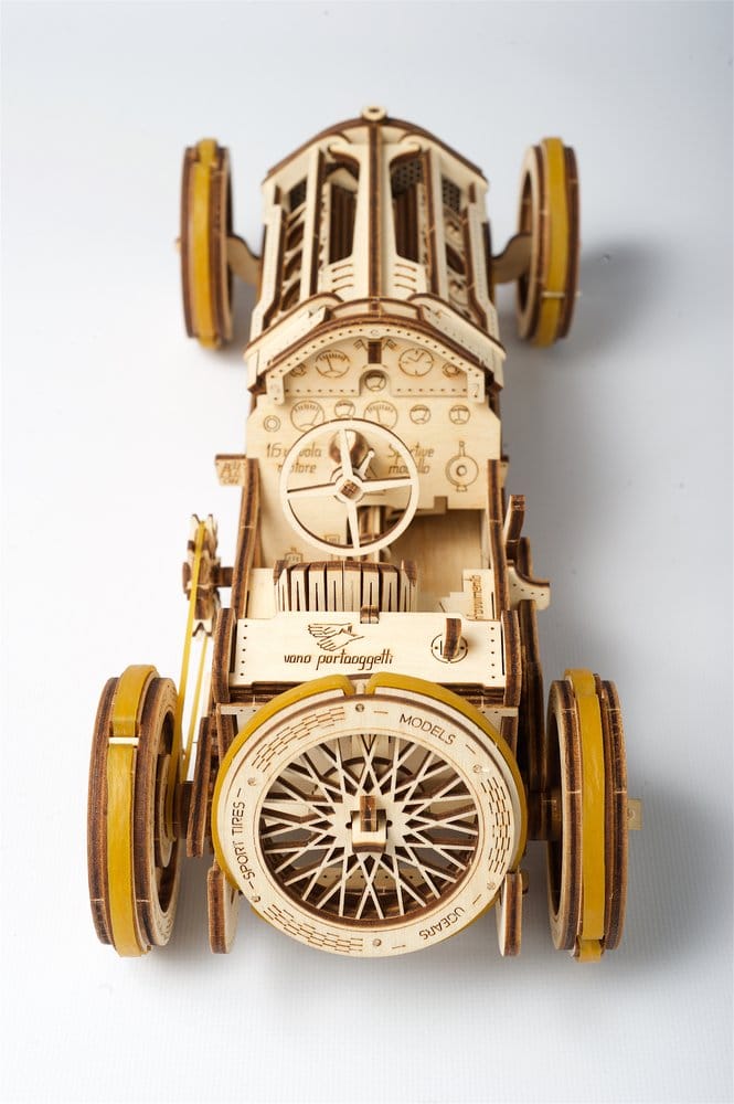Ugears Puzzle de madera 3D Coche Grand Prix U-9