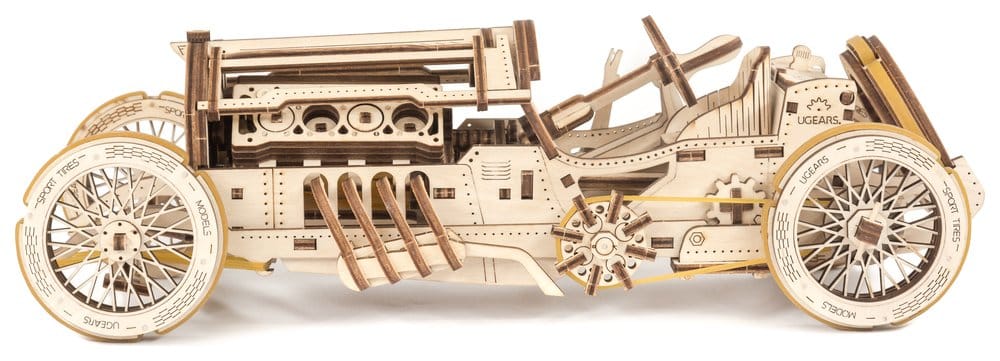 Ugears Puzzle de madera 3D Coche Grand Prix U-9