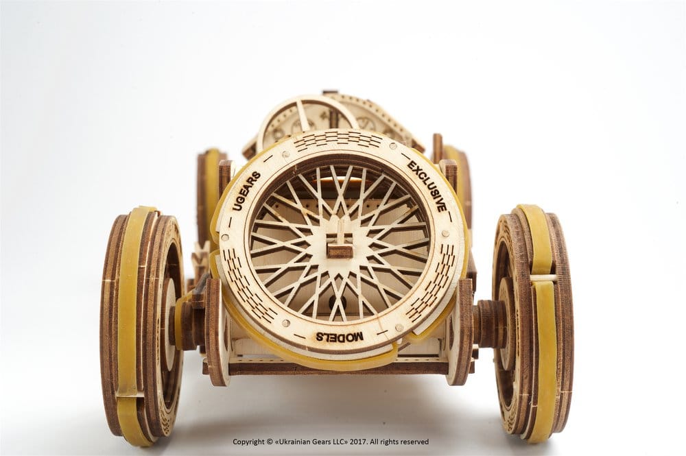 Ugears Puzzle de madera 3D Coche Grand Prix U-9