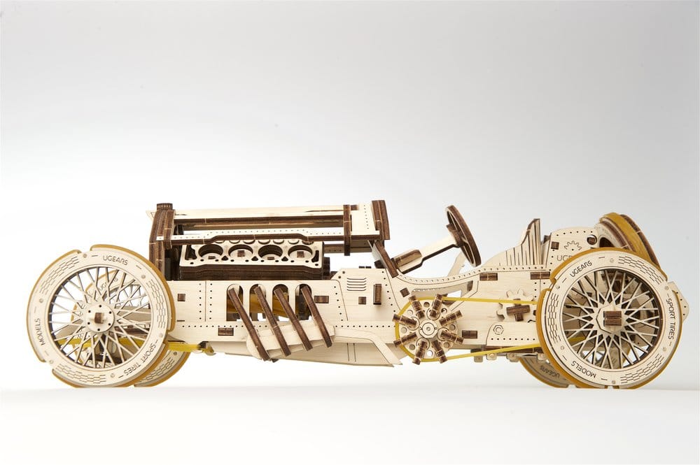 Ugears Puzzle de madera 3D Coche Grand Prix U-9