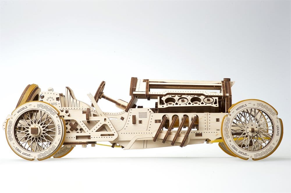 Ugears Puzzle de madera 3D Coche Grand Prix U-9