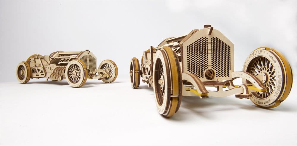 Ugears Puzzle de madera 3D Coche Grand Prix U-9