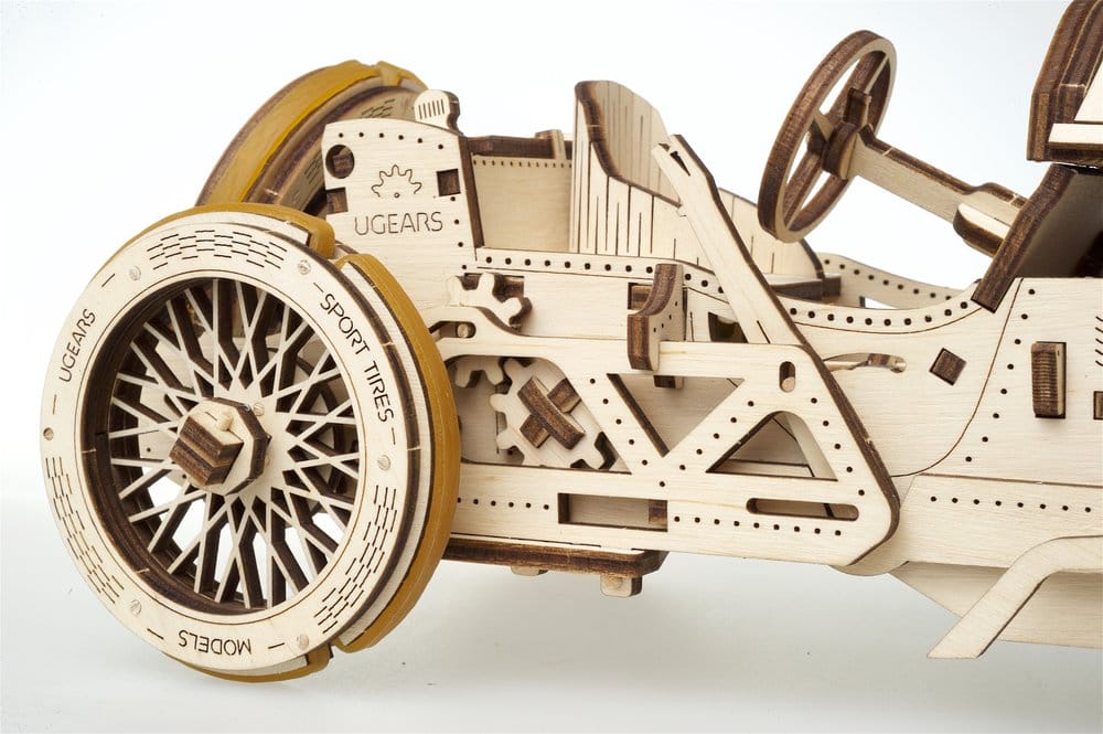 Ugears Puzzle de madera 3D Coche Grand Prix U-9
