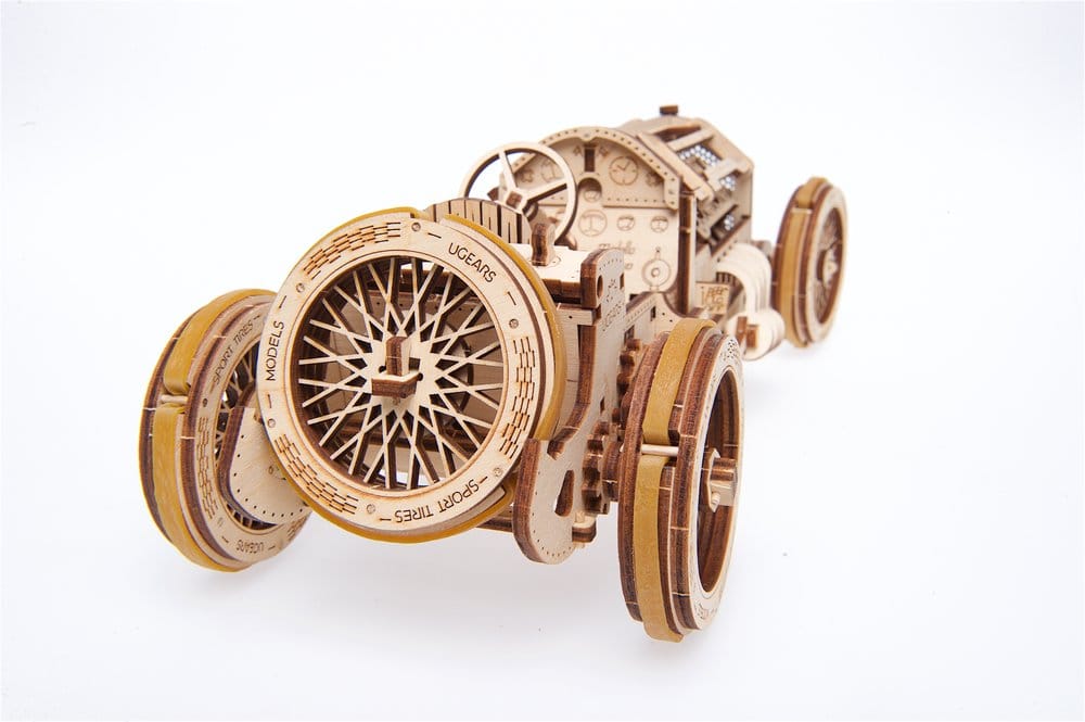 Ugears Puzzle de madera 3D Coche Grand Prix U-9