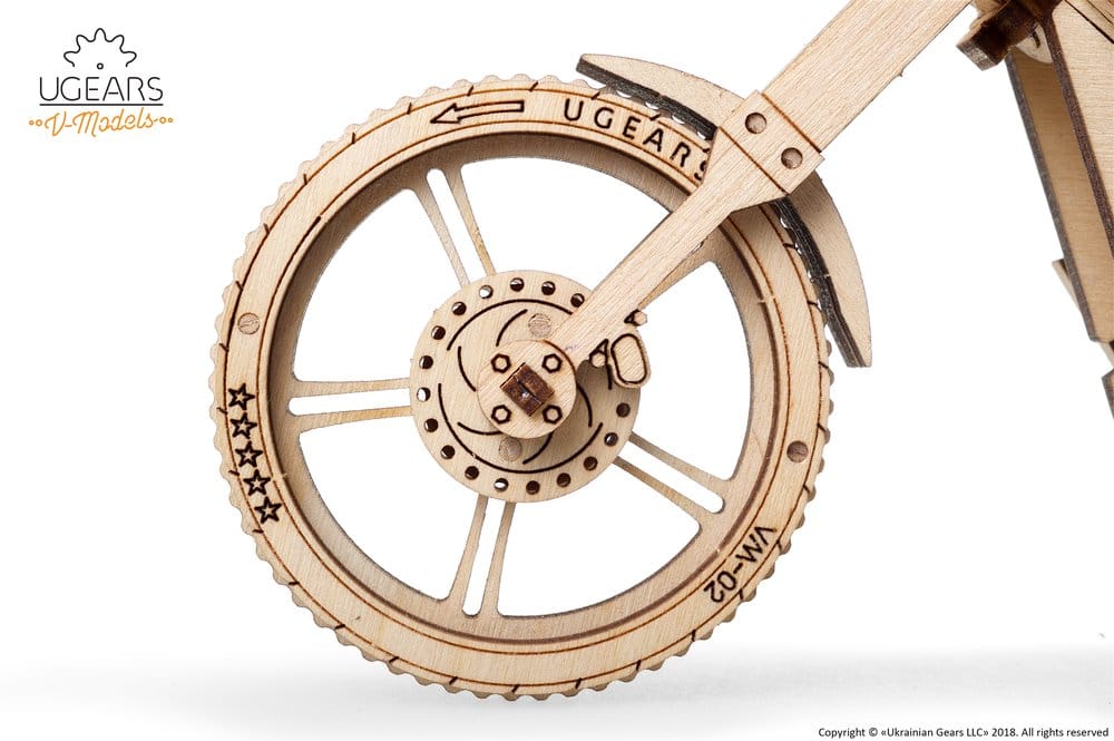Ugears Puzzle de madera 3D Motocicleta VM-02