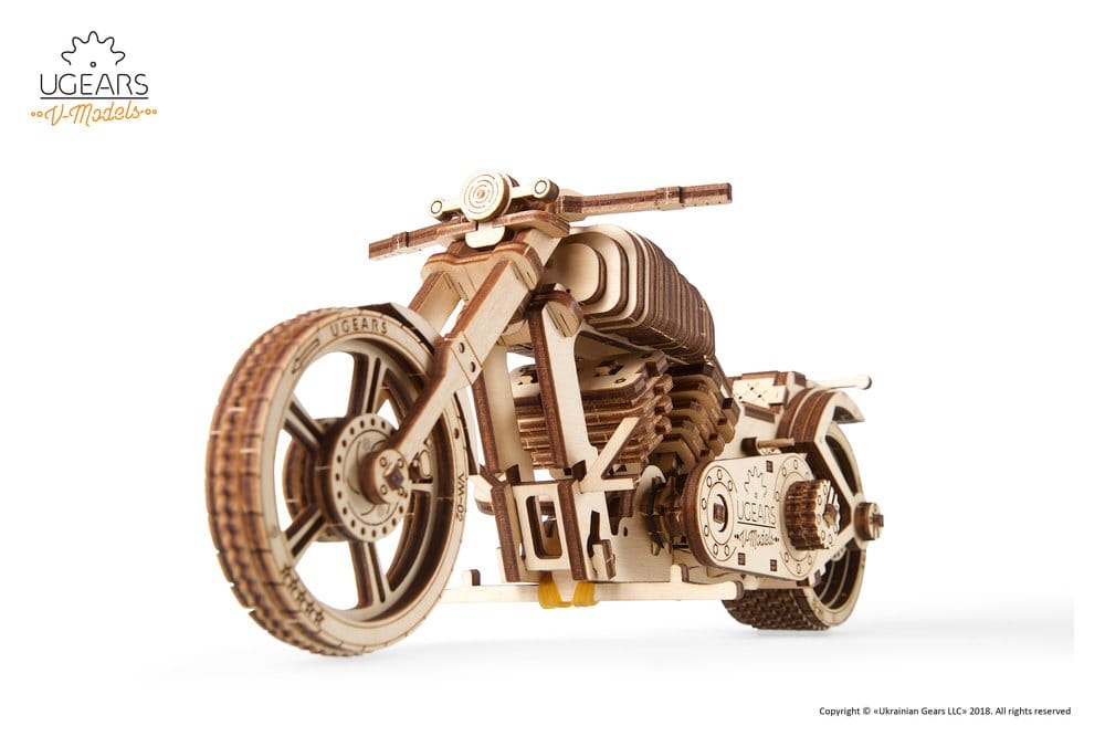 Ugears Puzzle de madera 3D Motocicleta VM-02