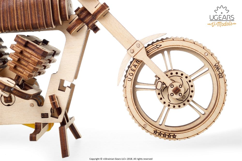 Ugears Puzzle de madera 3D Motocicleta VM-02