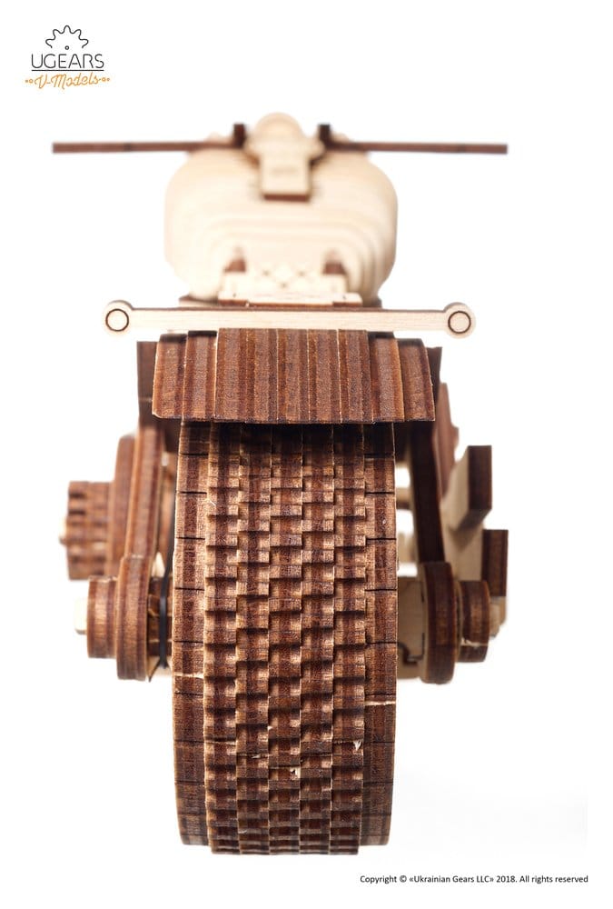 Ugears Puzzle de madera 3D Motocicleta VM-02