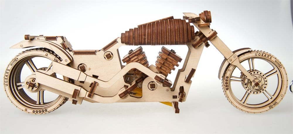 Ugears Puzzle de madera 3D Motocicleta VM-02