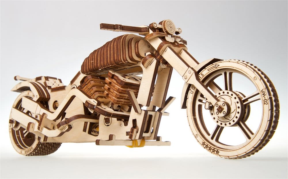 Ugears Puzzle de madera 3D Motocicleta VM-02