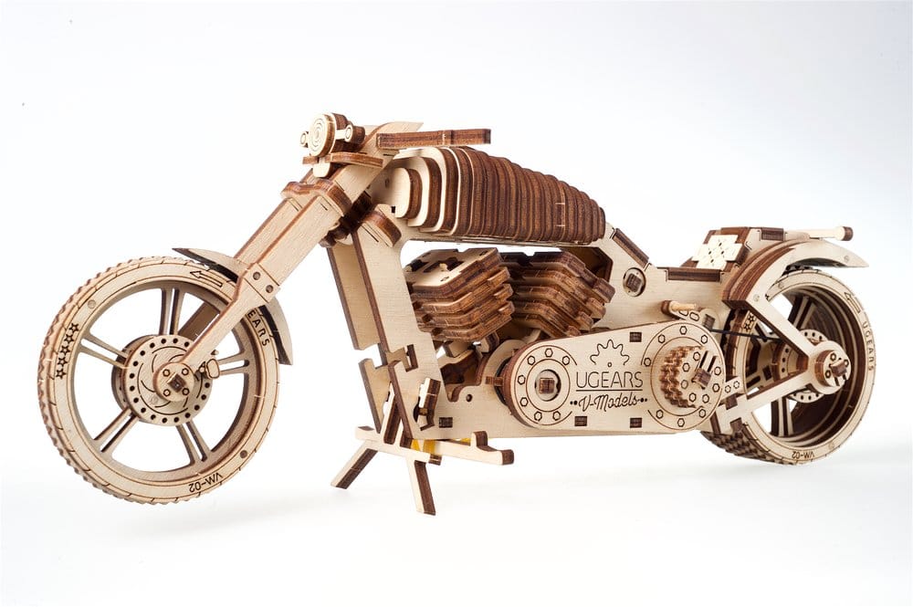 Ugears Puzzle de madera 3D Motocicleta VM-02