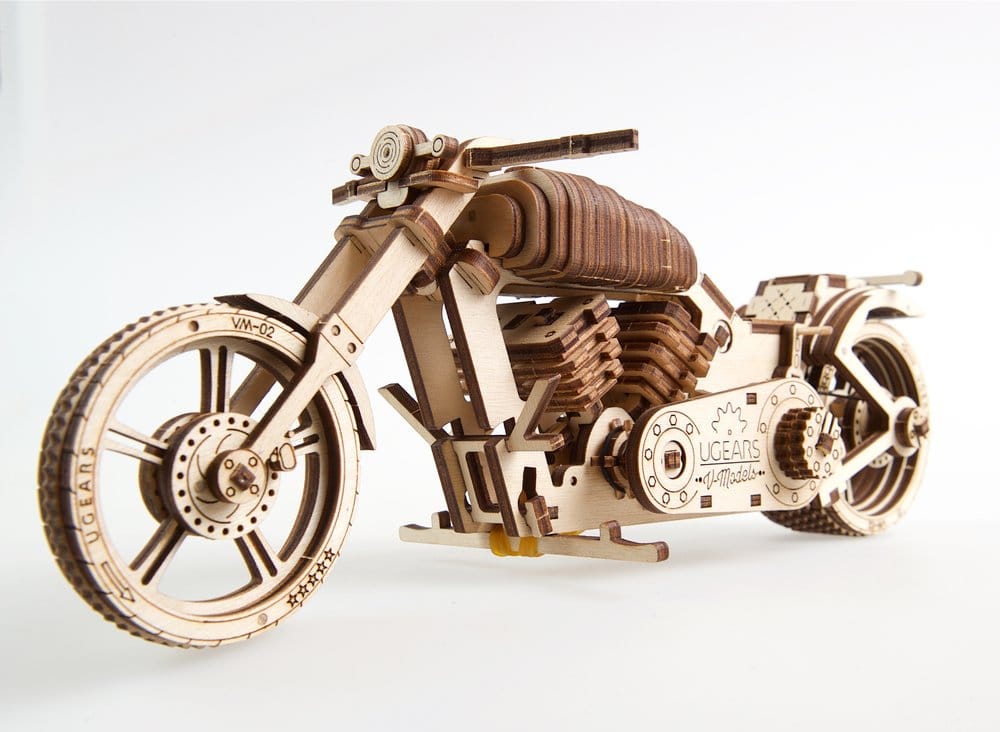 Ugears Puzzle de madera 3D Motocicleta VM-02