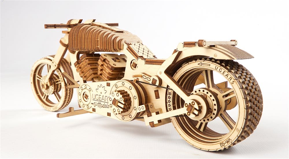 Ugears Puzzle de madera 3D Motocicleta VM-02