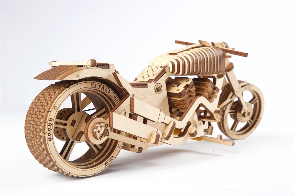Ugears Puzzle de madera 3D Motocicleta VM-02