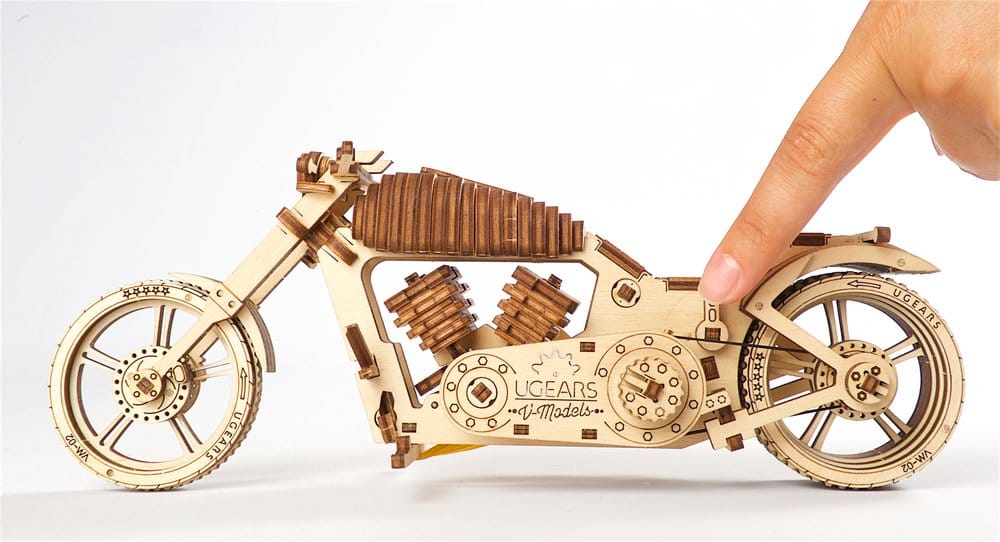 Ugears Puzzle de madera 3D Motocicleta VM-02