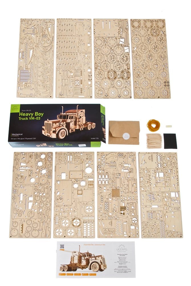 Ugears Puzzle de madera 3D Heavy Boy Truck VM-03