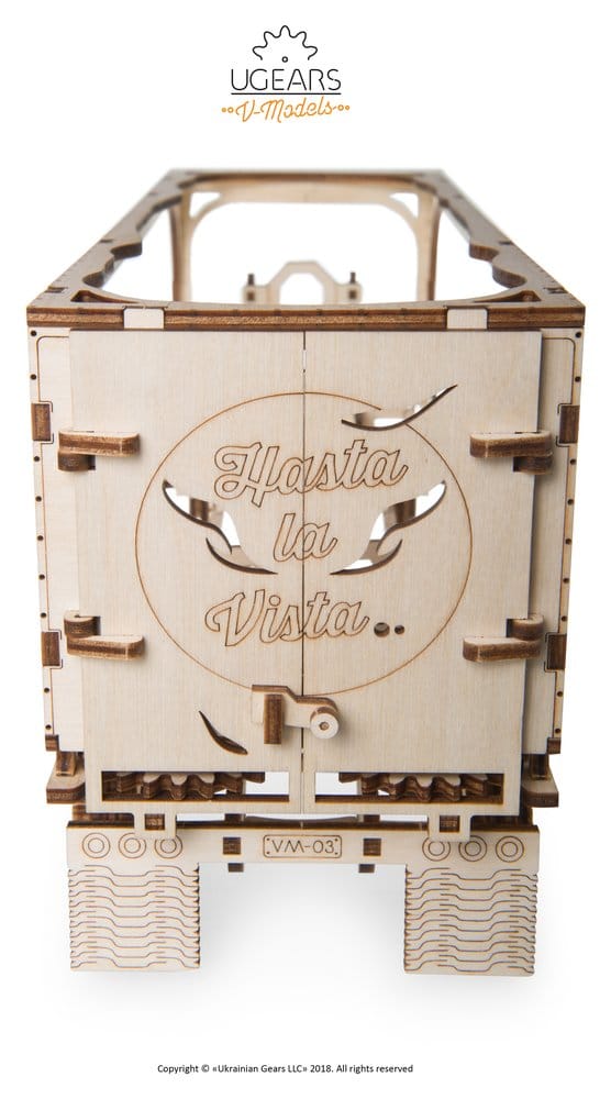 Ugears Puzzle de madera 3D Remolque para Heavy Boy Truck VM-03